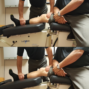 picture Manchester chiropractic distraction treatment for knee pain